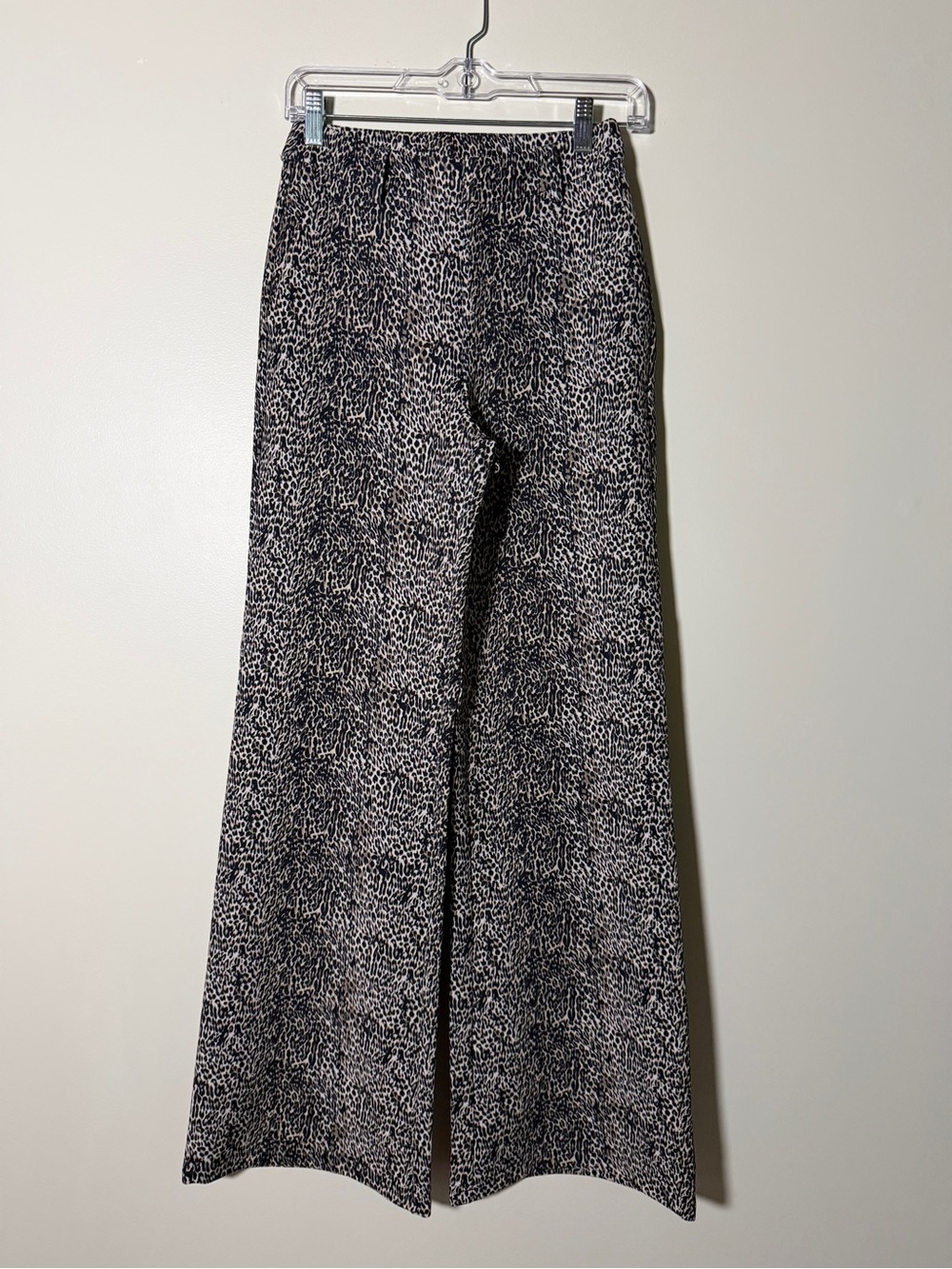 Vici Stretch Wide Leg Cheetah Print Pants